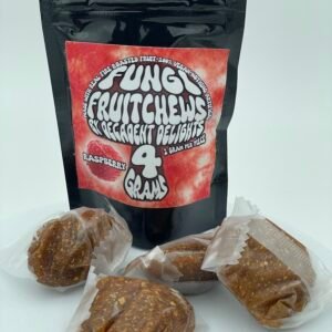 Fungi Fruit Chews – Raspberry – 4 Grams — Metro Mush