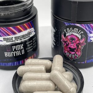 Cosmic Caps Shroom Capsules – Pink Buffalo — Metro Mush