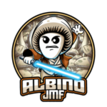 Albino JMF Mushroom Sticker