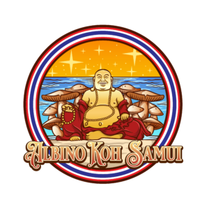 Albino Koh Samui Mushroom Sticker