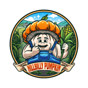 Holographic Hillbilly Pumpkin Collectible Sticker