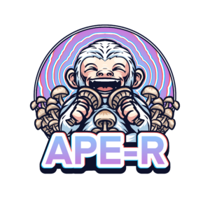 APE Revert Mushroom Sticker — Metro Mush